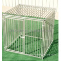Bars Dog Kennel with Solid Metal Roof